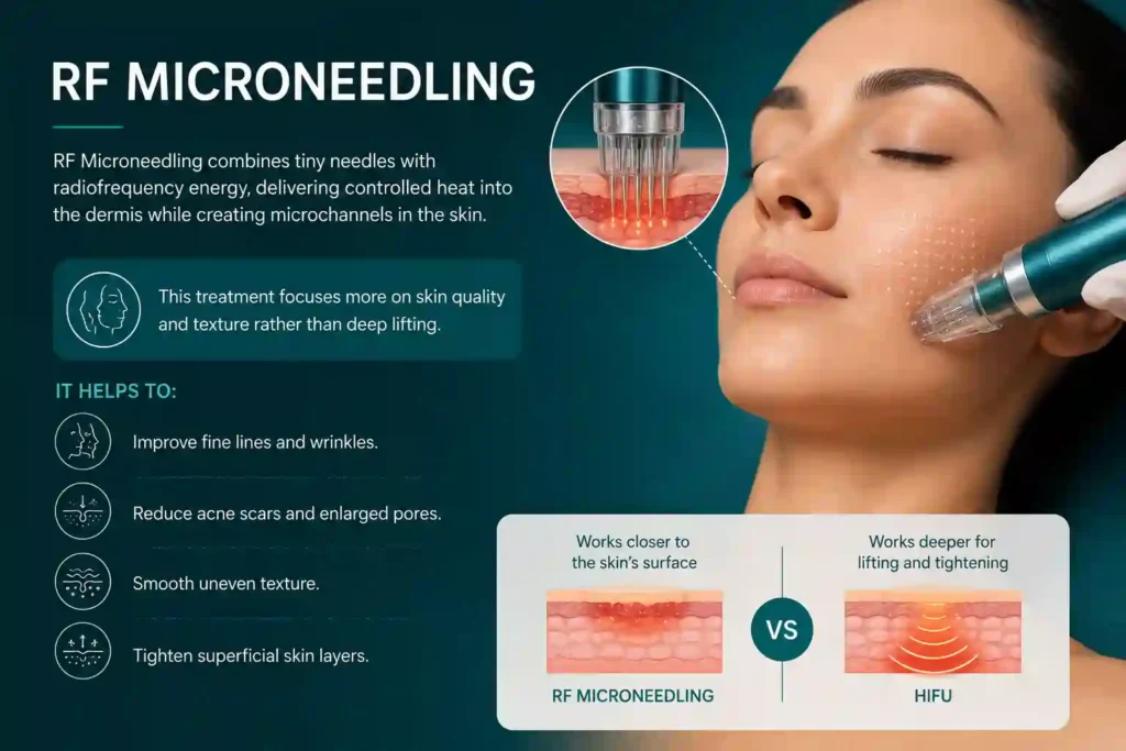 What Does RF Microneedling Do That HIFU Alone Cannot Stratford