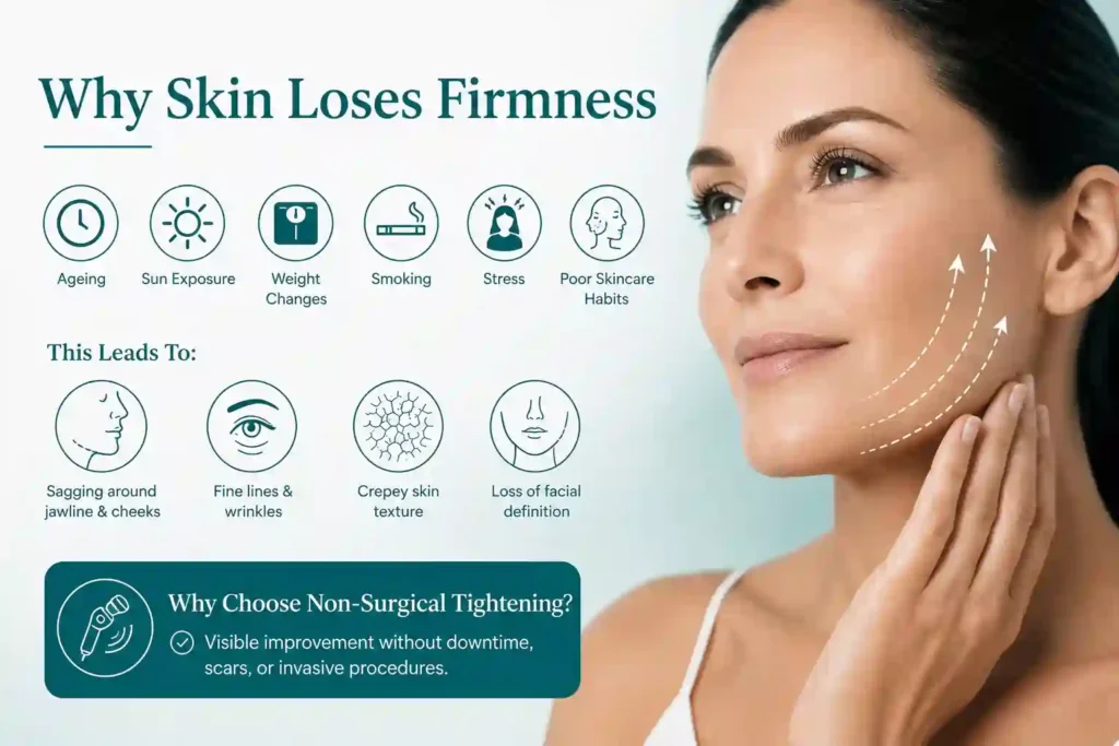 What Makes Skin Lose Firmness and Why Do People Seek Non-Surgical Tightening Stratford?